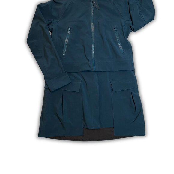 Lululemon Rain Or Shine Hooded Jacket In Navy - Womens Size S - Picture 5 of 11